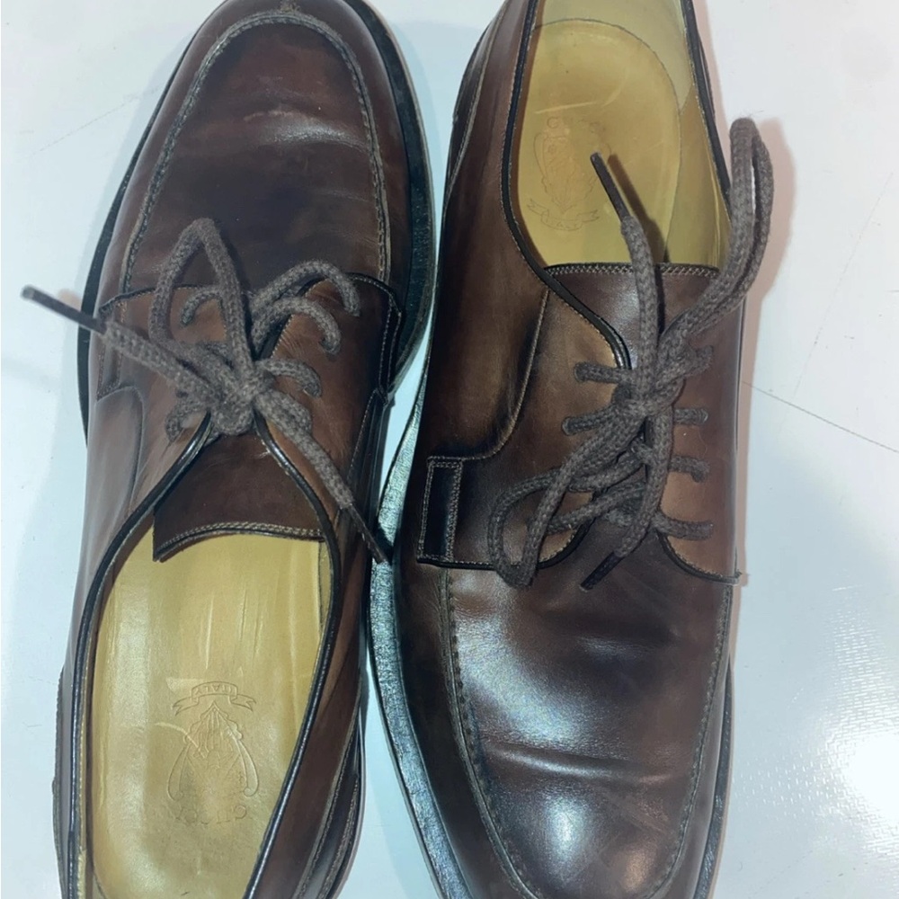 Gucci ERA TOM FORD Brown Leather Oxford Shoes Sz 11